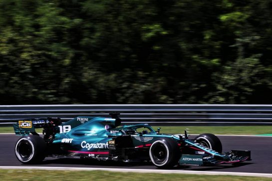 Lance Stroll (CDN) Aston Martin F1 Team AMR21.
30.07.2021. Formula 1 World Championship, Rd 11, Hungarian Grand Prix, Budapest, Hungary, Practice Day.
- www.xpbimages.com, EMail: requests@xpbimages.com © Copyright: Batchelor / XPB Images