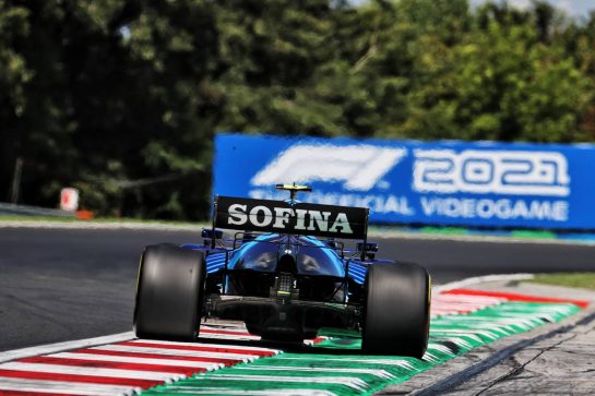 Nicholas Latifi (CDN) Williams Racing FW43B.
30.07.2021. Formula 1 World Championship, Rd 11, Hungarian Grand Prix, Budapest, Hungary, Practice Day.
- www.xpbimages.com, EMail: requests@xpbimages.com © Copyright: Batchelor / XPB Images