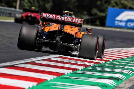 Lando Norris (GBR) McLaren MCL35M.
30.07.2021. Formula 1 World Championship, Rd 11, Hungarian Grand Prix, Budapest, Hungary, Practice Day.
- www.xpbimages.com, EMail: requests@xpbimages.com © Copyright: Batchelor / XPB Images