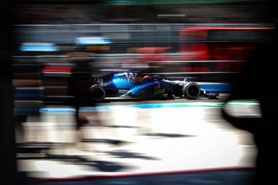 George Russell (GBR) Williams Racing FW43B in the pits.
30.07.2021. Formula 1 World Championship, Rd 11, Hungarian Grand Prix, Budapest, Hungary, Practice Day.
- www.xpbimages.com, EMail: requests@xpbimages.com © Copyright: Charniaux / XPB Images