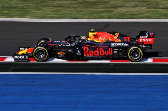 Sergio Perez (MEX) Red Bull Racing RB16B.
30.07.2021. Formula 1 World Championship, Rd 11, Hungarian Grand Prix, Budapest, Hungary, Practice Day.
- www.xpbimages.com, EMail: requests@xpbimages.com © Copyright: Moy / XPB Images