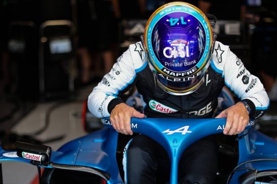 Fernando Alonso (ESP) Alpine F1 Team A521.
30.07.2021. Formula 1 World Championship, Rd 11, Hungarian Grand Prix, Budapest, Hungary, Practice Day.
- www.xpbimages.com, EMail: requests@xpbimages.com © Copyright: Charniaux / XPB Images