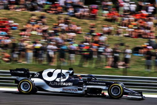 Yuki Tsunoda (JPN) AlphaTauri AT02.
31.07.2021. Formula 1 World Championship, Rd 11, Hungarian Grand Prix, Budapest, Hungary, Qualifying Day.
- www.xpbimages.com, EMail: requests@xpbimages.com © Copyright: Batchelor / XPB Images