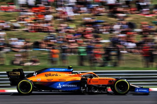 Lando Norris (GBR) McLaren MCL35M.
31.07.2021. Formula 1 World Championship, Rd 11, Hungarian Grand Prix, Budapest, Hungary, Qualifying Day.
- www.xpbimages.com, EMail: requests@xpbimages.com © Copyright: Batchelor / XPB Images