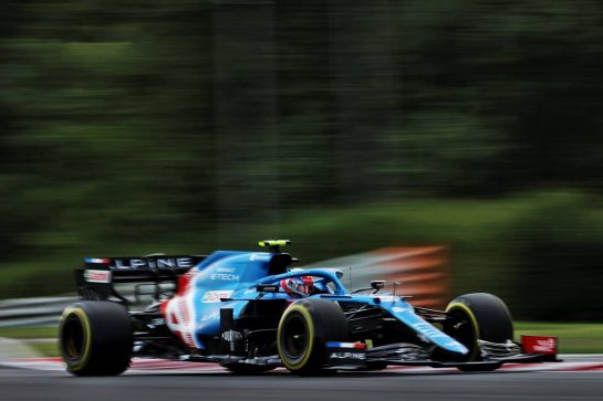 Esteban Ocon (FRA) Alpine F1 Team A521.
31.07.2021. Formula 1 World Championship, Rd 11, Hungarian Grand Prix, Budapest, Hungary, Qualifying Day.
- www.xpbimages.com, EMail: requests@xpbimages.com © Copyright: Moy / XPB Images