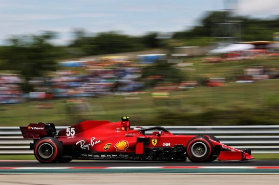 Carlos Sainz Jr (ESP) Ferrari SF-21.
31.07.2021. Formula 1 World Championship, Rd 11, Hungarian Grand Prix, Budapest, Hungary, Qualifying Day.
- www.xpbimages.com, EMail: requests@xpbimages.com © Copyright: Moy / XPB Images