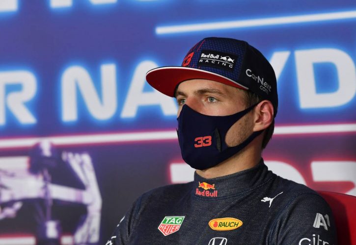 Max Verstappen (NLD) Red Bull Racing in the post qualifying FIA Press Conference. 31.07.2021. Formula 1 World Championship, Rd 11, Hungarian Grand Prix, Budapest