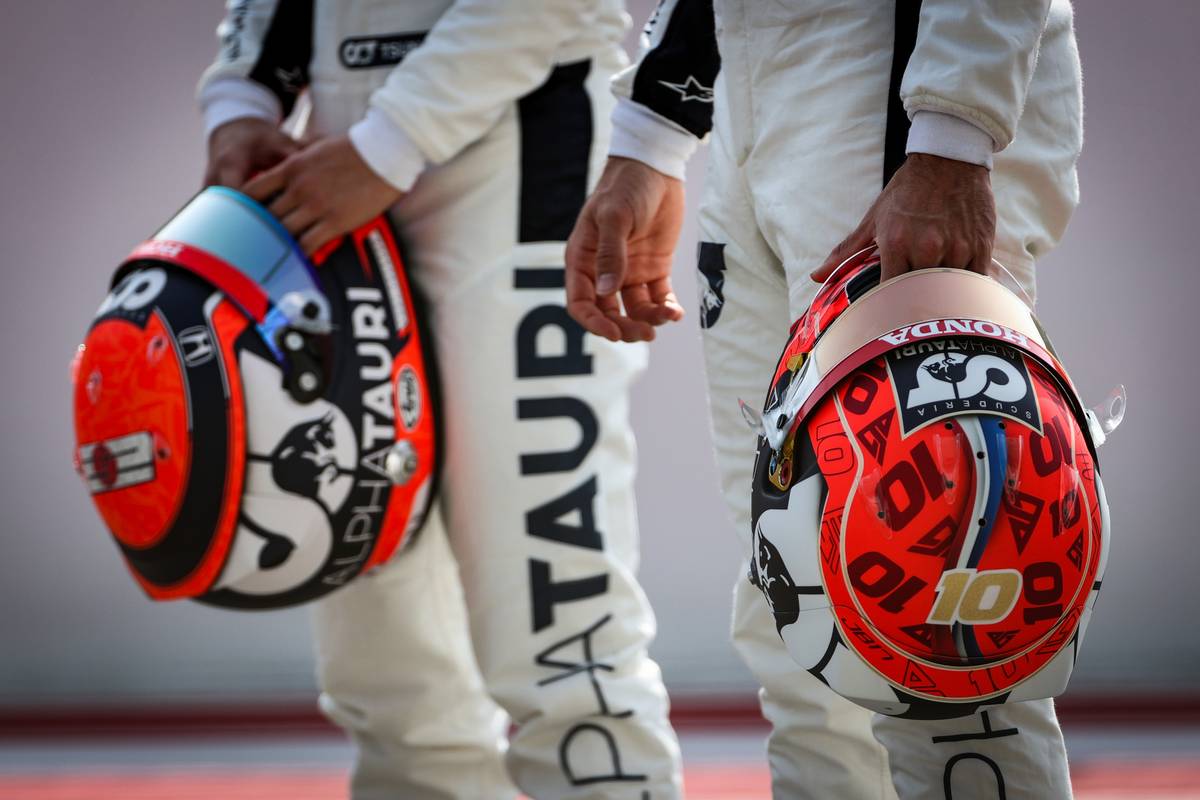 Pierre Gasly (FRA), AlphaTauri F1 and Yuki Tsunoda (JPN), Alpha Tauri  12.03.2021. Formula 1 Testing, Sakhir, Bahrain