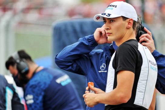 George Russell (GBR) Williams Racing on the grid.
01.08.2021. Formula 1 World Championship, Rd 11, Hungarian Grand Prix, Budapest, Hungary, Race Day.
- www.xpbimages.com, EMail: requests@xpbimages.com © Copyright: Batchelor / XPB Images