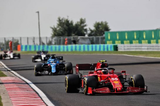 Carlos Sainz Jr (ESP) Ferrari SF-21.
01.08.2021. Formula 1 World Championship, Rd 11, Hungarian Grand Prix, Budapest, Hungary, Race Day.
- www.xpbimages.com, EMail: requests@xpbimages.com © Copyright: Batchelor / XPB Images