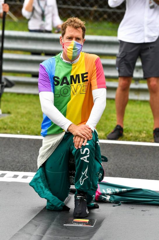 Sebastian Vettel (GER) Aston Martin F1 Team on the grid.
01.08.2021. Formula 1 World Championship, Rd 11, Hungarian Grand Prix, Budapest, Hungary, Race Day.
- www.xpbimages.com, EMail: requests@xpbimages.com © Copyright: FIA Pool Image for Editorial Use Only