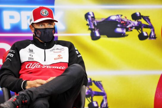 Kimi Raikkonen (FIN) Alfa Romeo Racing in the FIA Press Conference.
26.08.2021. Formula 1 World Championship, Rd 12, Belgian Grand Prix, Spa Francorchamps, Belgium, Preparation Day.
- www.xpbimages.com, EMail: requests@xpbimages.com © Copyright: Charniaux / XPB Images