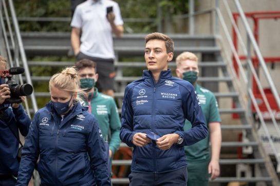 George Russell (GBR) Williams Racing.
26.08.2021. Formula 1 World Championship, Rd 12, Belgian Grand Prix, Spa Francorchamps, Belgium, Preparation Day.
- www.xpbimages.com, EMail: requests@xpbimages.com © Copyright: Bearne / XPB Images