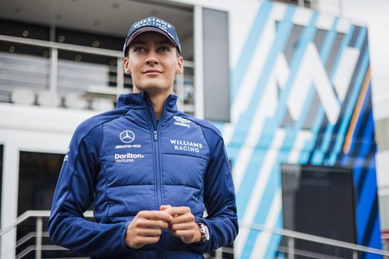 George Russell (GBR) Williams Racing.
26.08.2021. Formula 1 World Championship, Rd 12, Belgian Grand Prix, Spa Francorchamps, Belgium, Preparation Day.
- www.xpbimages.com, EMail: requests@xpbimages.com © Copyright: Bearne / XPB Images
