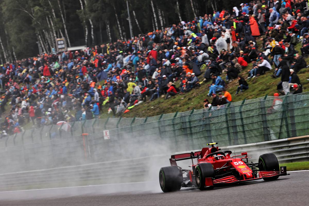 Carlos Sainz Jr (ESP) Ferrari SF-21. 28.08.2021. Formula 1 World Championship, Rd 12, Belgian Grand Prix, Sp