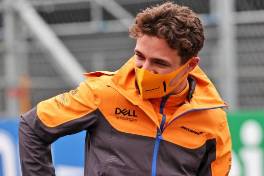Lando Norris (GBR) McLaren walks the circuit.
02.09.2021. Formula 1 World Championship, Rd 13, Dutch Grand Prix, Zandvoort, Netherlands, Preparation Day.
- www.xpbimages.com, EMail: requests@xpbimages.com © Copyright: Batchelor / XPB Images
