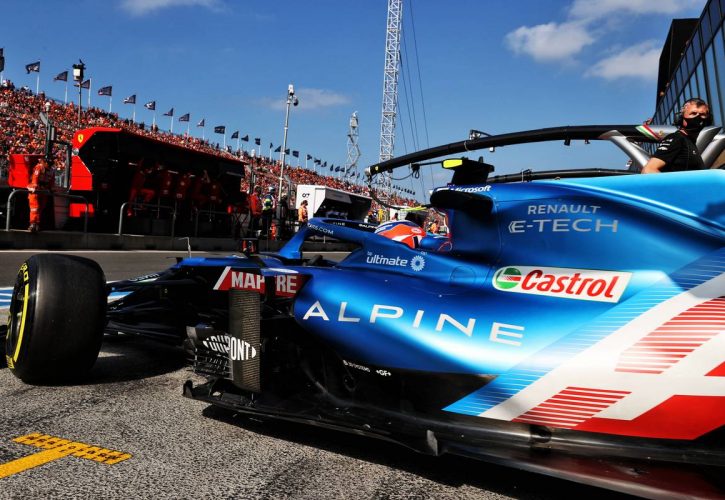 Esteban Ocon (FRA) Alpine F1 Team A521 leaves the pits. 03.09.2021. Formula 1 World Championship, Rd 13, Dutch Grand Prix, Zandvoort
