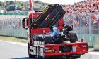 The Williams Racing FW43B of Nicholas Latifi (CDN) is recovered back to the pits on the back of a truck after he crashed in qualifying. 04.09.2021. Formula 1 World Championship, Rd 13, Dutch Grand Prix, Zandvoort