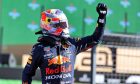 Max Verstappen (NLD) Red Bull Racing celebrates his pole position in qualifying parc ferme. 04.09.2021. Formula 1 World Championship, Rd 13, Dutch Grand Prix, Zandvoort