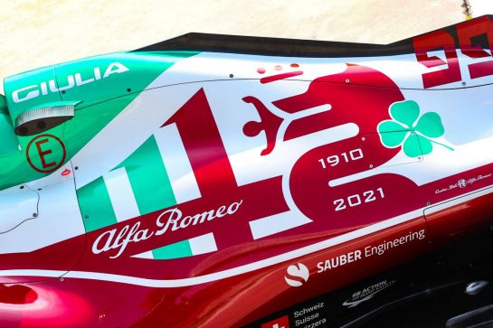 Alfa Romeo Racing 09.09.2021.  Campeonato del Mundo de Fórmula 1, Rd 14, Gran Premio de Italia, Monza, Italia, Día de Preparación.  - www.xpbimages.com, correo electrónico: request@xpbimages.com © Copyright: Charniaux / XPB Images