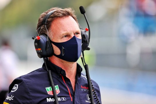 Christian Horner (GBR) Red Bull Racing Team Principal.
10.09.2021. Formula 1 World Championship, Rd 14, Italian Grand Prix, Monza, Italy, Qualifying Day.
- www.xpbimages.com, EMail: requests@xpbimages.com © Copyright: Batchelor / XPB Images