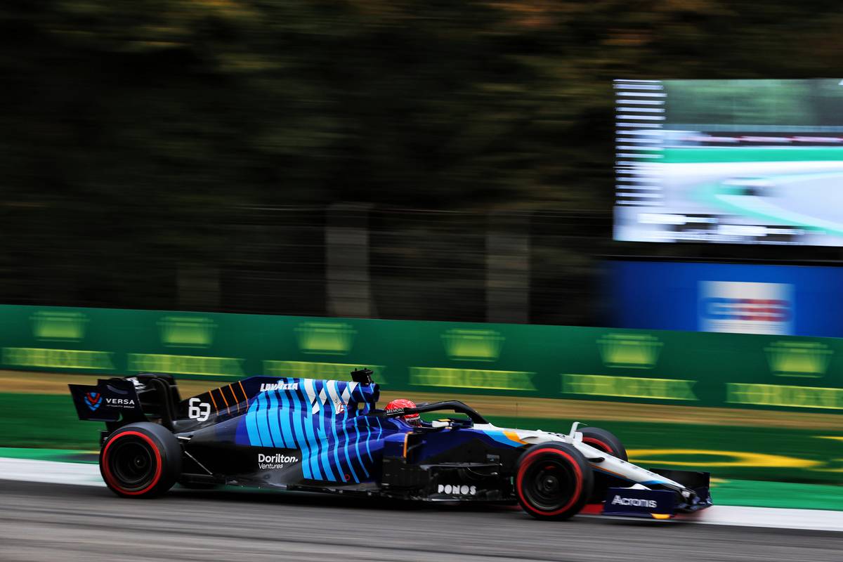 George Russell (GBR) Williams Racing FW43B. 10.09.2021. Formula 1 World Championship, Rd 14, Italian Grand Prix, Monza