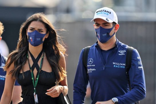 Nicholas Latifi (CDN) Williams Racing with his girlfriend Sandra Dziwiszek (POL).
11.09.2021. Formula 1 World Championship, Rd 14, Italian Grand Prix, Monza, Italy, Sprint Day.
- www.xpbimages.com, EMail: requests@xpbimages.com © Copyright: Moy / XPB Images