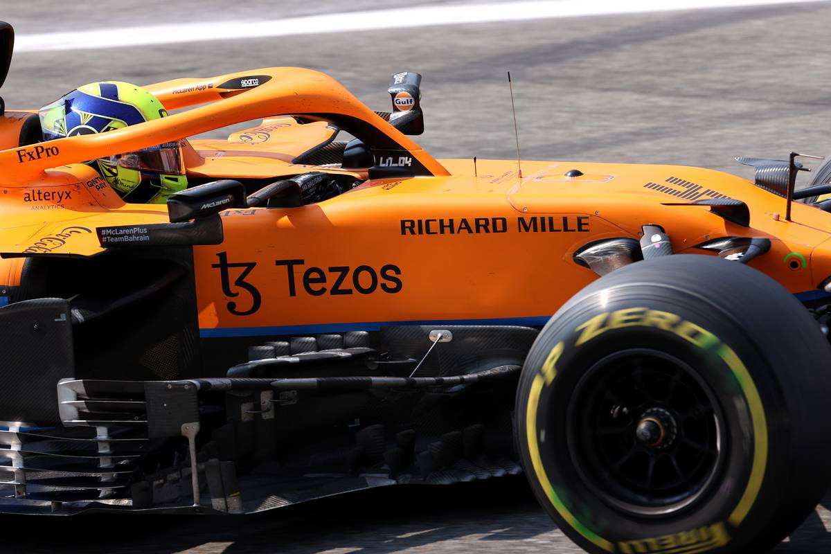 Lando Norris (GBR) McLaren MCL35M.  11.09.2021.  Campeonato del Mundo de Fórmula 1, Ronda 14, Gran Premio de Italia, Monza