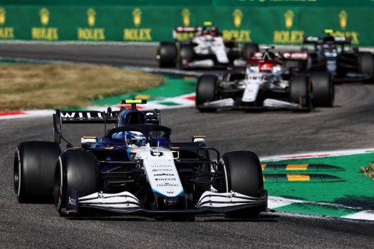 Nicholas Latifi (CDN) Williams Racing FW43B.
12.09.2021. Formula 1 World Championship, Rd 14, Italian Grand Prix, Monza, Italy, Race Day.
- www.xpbimages.com, EMail: requests@xpbimages.com © Copyright: Charniaux / XPB Images