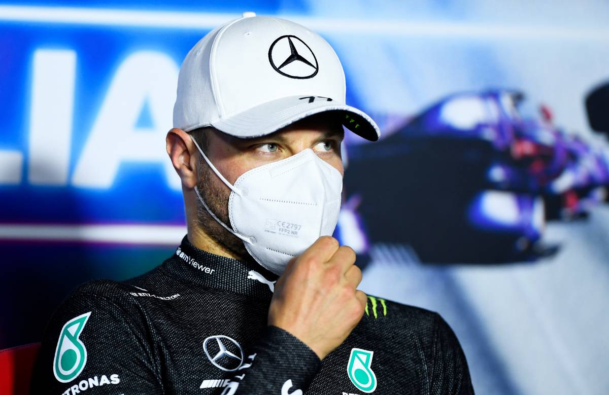Valtteri Bottas (FIN) Mercedes AMG F1 in the post race FIA Press Conference. 12.09.2021. Formula 1 World Championship, Rd 14, Italian Grand Prix, Monza