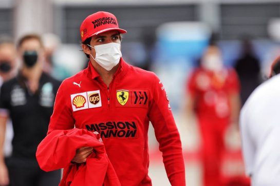 Carlos Sainz Jr (ESP) Ferrari.
24.09.2021. Formula 1 World Championship, Rd 15, Russian Grand Prix, Sochi Autodrom, Sochi, Russia, Practice Day.
- www.xpbimages.com, EMail: requests@xpbimages.com © Copyright: Bearne / XPB Images
