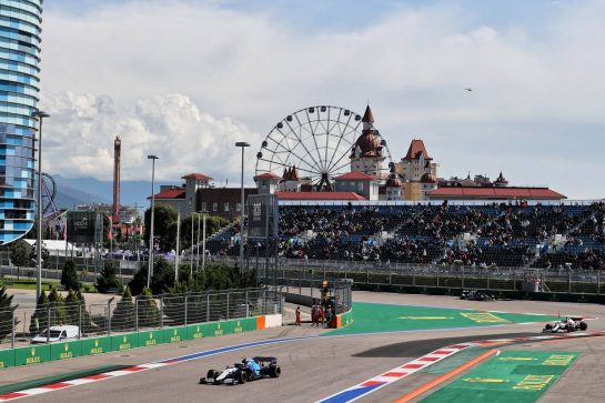 Nicholas Latifi (CDN) Williams Racing FW43B.
24.09.2021. Formula 1 World Championship, Rd 15, Russian Grand Prix, Sochi Autodrom, Sochi, Russia, Practice Day.
- www.xpbimages.com, EMail: requests@xpbimages.com © Copyright: Moy / XPB Images