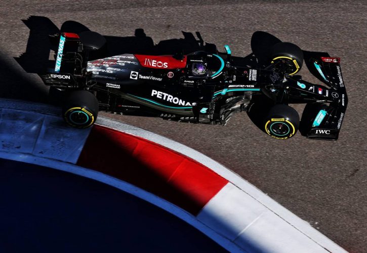 Lewis Hamilton (GBR) Mercedes AMG F1 W12. 24.09.2021. Formula 1 World Championship, Rd 15, Russian Grand Prix, Sochi