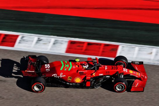 Carlos Sainz Jr (ESP) Ferrari SF-21.
24.09.2021. Formula 1 World Championship, Rd 15, Russian Grand Prix, Sochi Autodrom, Sochi, Russia, Practice Day.
- www.xpbimages.com, EMail: requests@xpbimages.com © Copyright: Batchelor / XPB Images