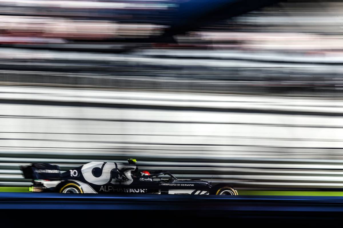 Pierre Gasly (FRA) AlphaTauri AT02. 24.09.2021. Formula 1 World Championship, Rd 15, Russian Grand Prix, Sochi 