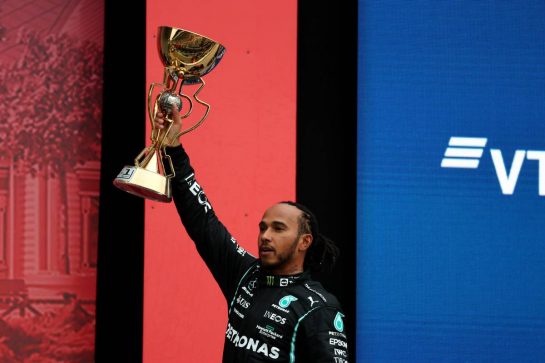 1st place Lewis Hamilton (GBR) Mercedes AMG F1 W12.
26.09.2021. Formula 1 World Championship, Rd 15, Russian Grand Prix, Sochi Autodrom, Sochi, Russia, Race Day.
- www.xpbimages.com, EMail: requests@xpbimages.com © Copyright: Batchelor / XPB Images