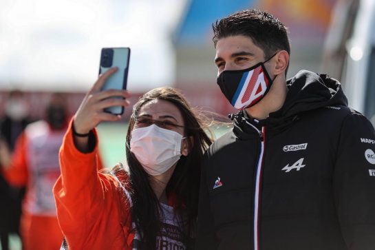 Esteban Ocon (FRA) Alpine F1 Team.
07.10.2021. Formula 1 World Championship, Rd 16, Turkish Grand Prix, Istanbul, Turkey, Preparation Day.
- www.xpbimages.com, EMail: requests@xpbimages.com © Copyright: Charniaux / XPB Images