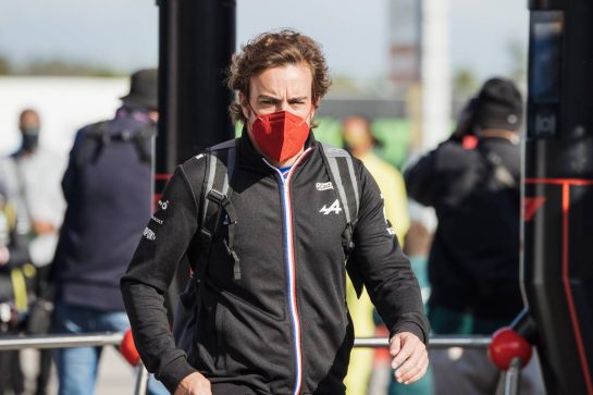 Fernando Alonso (ESP) Alpine F1 Team.
08.10.2021 Formula 1 World Championship, Rd 16, Turkish Grand Prix, Istanbul, Turkey, Practice Day.
- www.xpbimages.com, EMail: requests@xpbimages.com © Copyright: Bearne / XPB Images