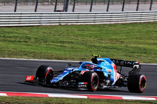 Esteban Ocon (FRA) Alpine F1 Team A521.
08.10.2021 Formula 1 World Championship, Rd 16, Turkish Grand Prix, Istanbul, Turkey, Practice Day.
- www.xpbimages.com, EMail: requests@xpbimages.com © Copyright: Batchelor / XPB Images