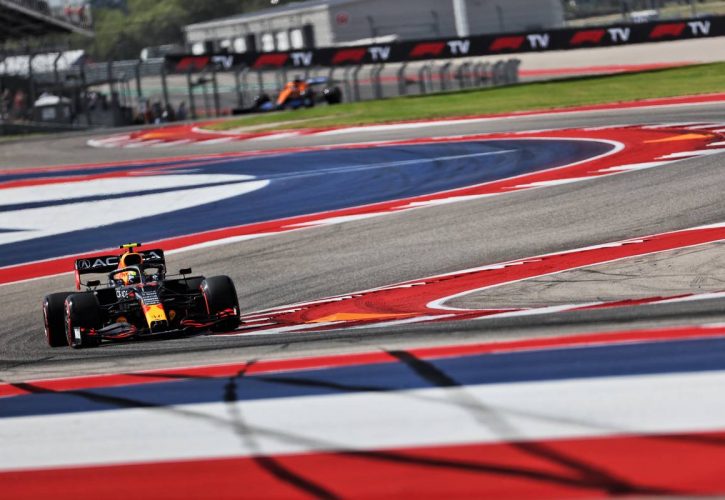 Sergio Perez (MEX) Red Bull Racing RB16B. 22.10.2021. Formula 1 World Championship, Rd 17, United States Grand Prix, Austin