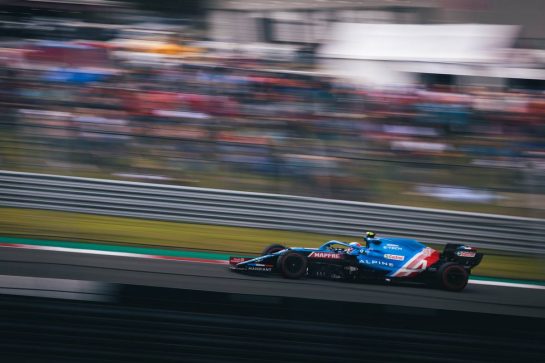 Esteban Ocon (FRA) Alpine F1 Team A521.
23.10.2021. Formula 1 World Championship, Rd 17, United States Grand Prix, Austin, Texas, USA, Qualifying Day.
- www.xpbimages.com, EMail: requests@xpbimages.com © Copyright: Bearne / XPB Images