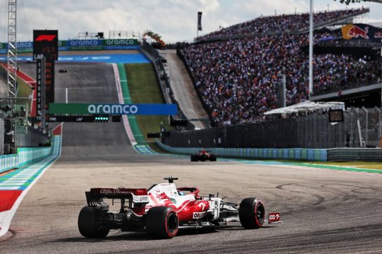 Kimi Raikkonen (FIN) Alfa Romeo Racing C41.
23.10.2021. Formula 1 World Championship, Rd 17, United States Grand Prix, Austin, Texas, USA, Qualifying Day.
- www.xpbimages.com, EMail: requests@xpbimages.com © Copyright: Batchelor / XPB Images