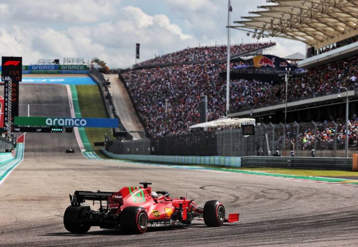 Charles Leclerc (MON) Ferrari SF-21. 23.10.2021. Formula 1 World Championship, Rd 17, United States Grand Prix, Austin
