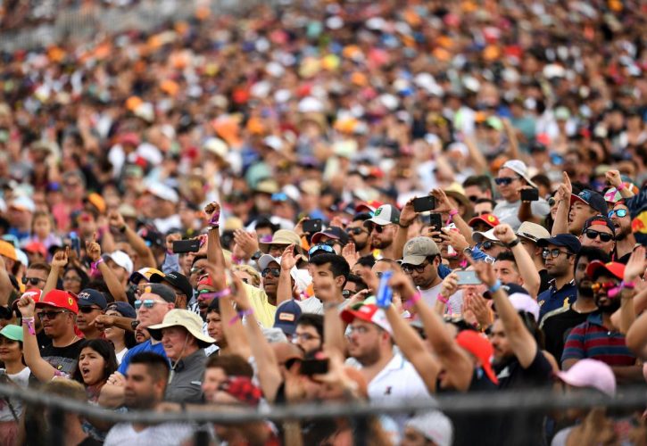 Circuit atmosphere - fans in the grandstand. 23.10.2021. Formula 1 World Championship, Rd 17, United States Grand Prix, Austin