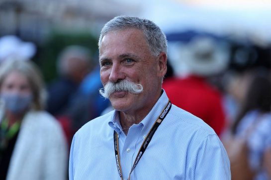 Chase Carey (USA).
23.10.2021. Formula 1 World Championship, Rd 17, United States Grand Prix, Austin, Texas, USA, Qualifying Day.
- www.xpbimages.com, EMail: requests@xpbimages.com © Copyright: Batchelor / XPB Images