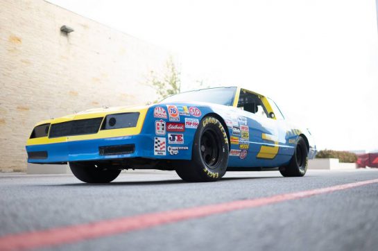 Daniel Ricciardo (AUS) McLaren drives Dale Earnhardts 1984 Wrangler Chevrolet Monte Carlo.
23.10.2021. Formula 1 World Championship, Rd 17, United States Grand Prix, Austin, Texas, USA, Qualifying Day.
- www.xpbimages.com, EMail: requests@xpbimages.com © Copyright: Price / XPB Images