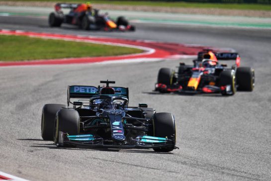 Lewis Hamilton (GBR) Mercedes AMG F1 W12.
24.10.2021. Formula 1 World Championship, Rd 17, United States Grand Prix, Austin, Texas, USA, Race Day.
- www.xpbimages.com, EMail: requests@xpbimages.com © Copyright: Price / XPB Images