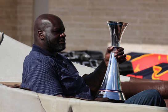 Shaquille O'Neal (USA), American former professional basketball player.
24.10.2021. Formula 1 World Championship, Rd 17, United States Grand Prix, Austin, Texas, USA, Race Day.
- www.xpbimages.com, EMail: requests@xpbimages.com © Copyright: Batchelor / XPB Images