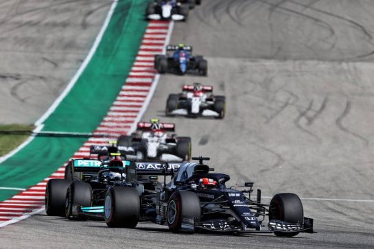 Yuki Tsunoda (JPN) AlphaTauri AT02.
24.10.2021. Formula 1 World Championship, Rd 17, United States Grand Prix, Austin, Texas, USA, Race Day.
- www.xpbimages.com, EMail: requests@xpbimages.com © Copyright: Moy / XPB Images