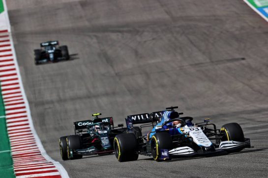 George Russell (GBR) Williams Racing FW43B.
24.10.2021. Formula 1 World Championship, Rd 17, United States Grand Prix, Austin, Texas, USA, Race Day.
- www.xpbimages.com, EMail: requests@xpbimages.com © Copyright: Batchelor / XPB Images